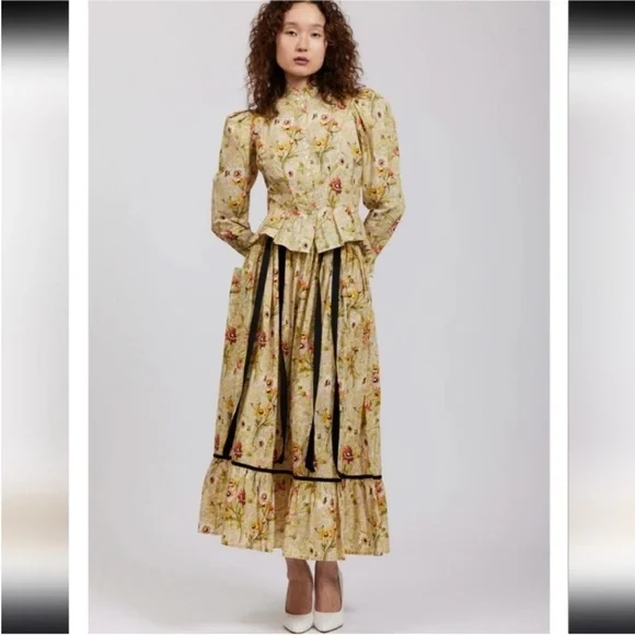 NWT Batsheva x Laura Ashley Grace Blouse in
Witton Floral Sz 10 - Picture 12 of 13